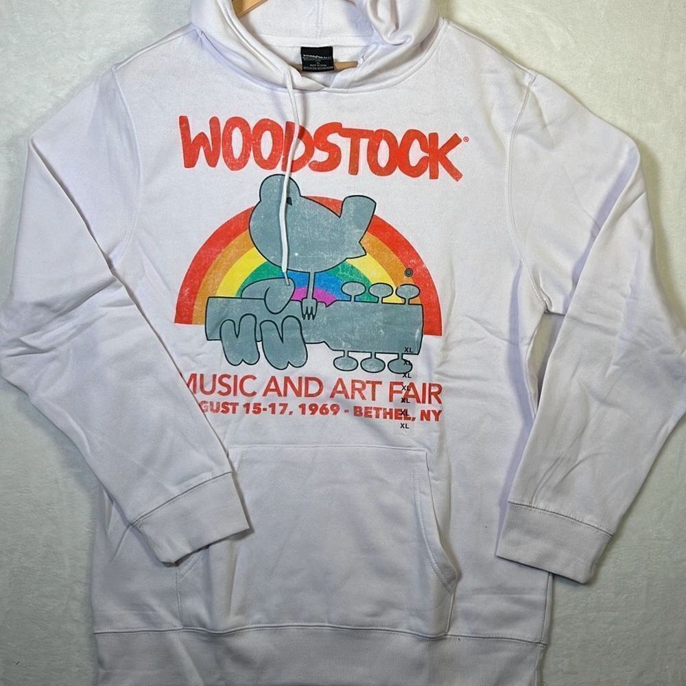 Woodstock Music And‎ Art Fair Graphic Pullover Hoodie Festival-NWT/Mens X-Large